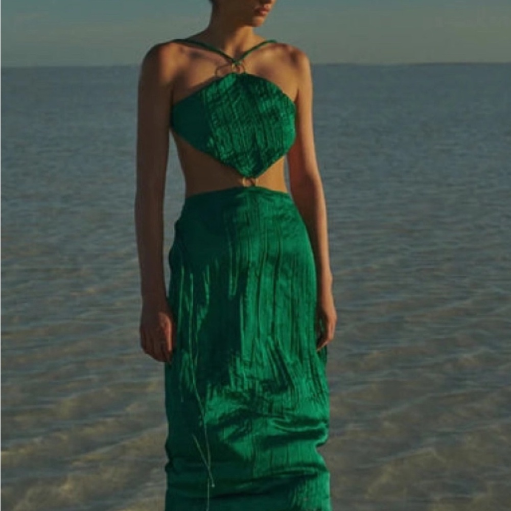 Baobab Maxi Kira Dress in Green